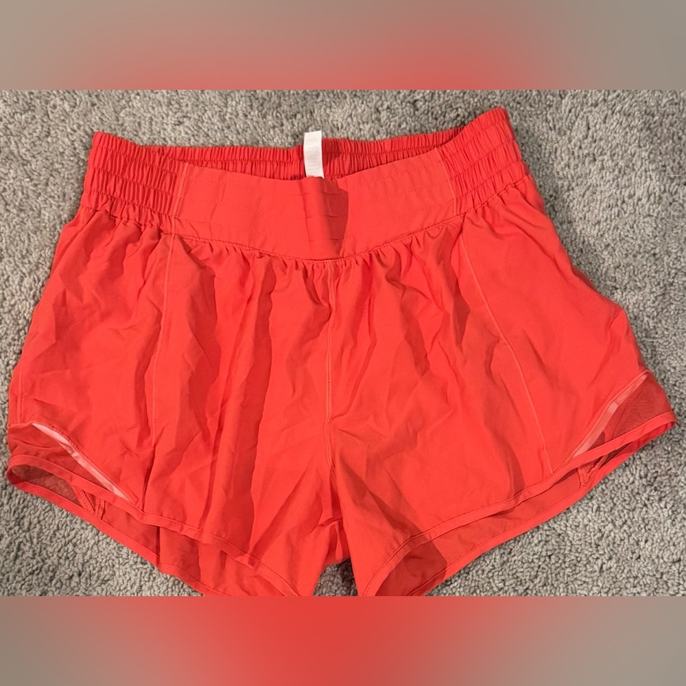 Women’s neon Coral Active Shorts